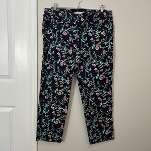 Ann Taylor Loft Marisa Floral Patterned Pants
